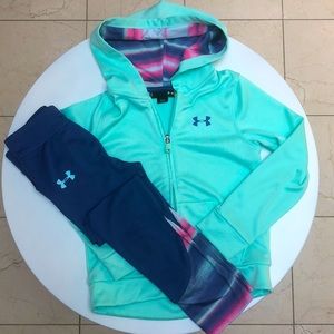 Girl’s Under Armour hoodie and matching leggings
